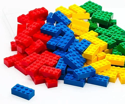 Vista 7 de Taken All Juego de 120 bloques de construcción clásicos de bloques de construcción MOC de 2 x 4 piezas de ladrillos básicos de construcción, piezas