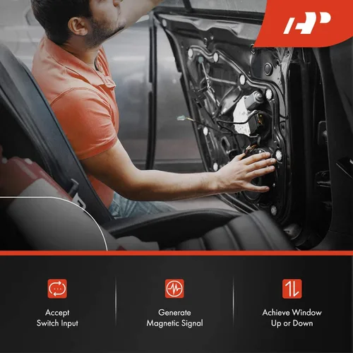 Vista 4 de A-Premium Motor de elevación de ventana eléctrica delantera o trasera lado del conductor, con 2 pines Compatible con Mazda CX-5 2017-2018, 3