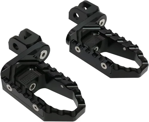 Vista 9 de MC MOTOPARTS Negro CNC 25mm Alargador de Riser Ajustable para Pedales de Pie Touring Delanteros Compatibles con NC 700 S/X 12-16 NC750X NC750S 16-19