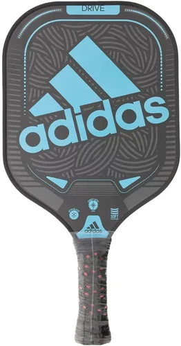 Vista 2 de Adidas Drive Pickleball Paddle - Superficie de fibra de vidrio - Reforzado con carbono - Nido de abeja de polipropileno de baja densidad - Con grano
