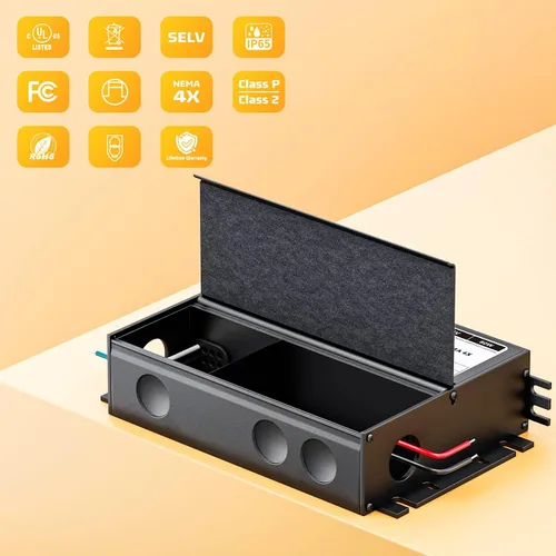 Vista 3 de Regulable LED Driver 80W 24V,ELV/MLV Triac Dimmable LED Fuente