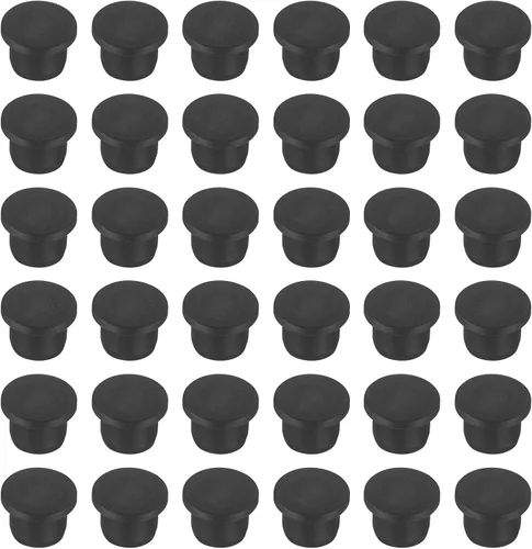 Vista 188 de MECCANIXITY - Tapones de silicona en forma de T (26mm, 1 pulgada de diámetro), color negro