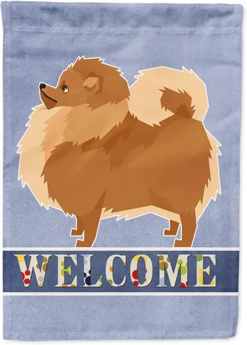 Vista 47 de Caroline's Treasures CK3704GF Bandera de jardín de bienvenida de Akita Shepherd Black and Tan - Bandera decorativa para patio exterior, patio
