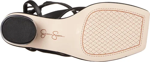 Vista 4 de Jessica Simpson Women's Sitelli Ankle Wrap Sandal Heeled