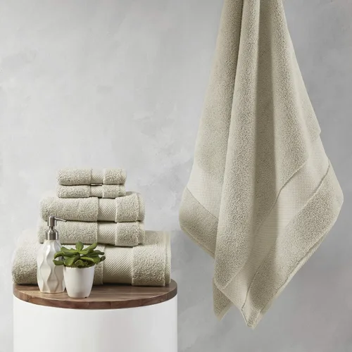 Vista 13 de Madison Park Signature Splendor - Juego de toallas de baño de lujo 100% algodón, suave, felpa de 1000 GSM, pesadas, calidad de hotel, cero torsión