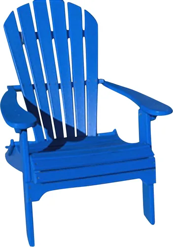 Vista 6 de Phat Tommy Silla Adirondack plegable – Silla Adirondack de polietileno de polietileno de alta densidad – resistente plástico reciclado – Muebles