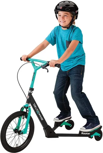 Vista 2 de Razor DeltaWing Scooter Negro/Verde menta, Talla única
