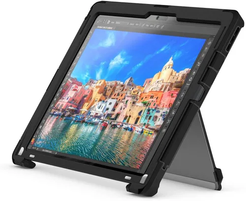 Vista 14 de Griffin Survivor - Funda para iPad Air, color negro y azul