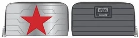 Vista 3 de Loungefly x Marvel Winter Soldier - Cartera con cremallera