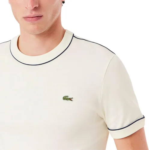 Vista 2 de Lacoste Camiseta de tenis de corte ajustado para hombre