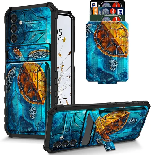 Vista 83 de Funda para Galaxy S21 FE 5G 2022 con soporte, funda de doble capa de policarbonato duro de TPU suave, estampado de vaca, estampado animal