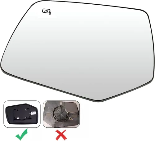Vista 2 de Espejo retrovisor lateral izquierdo del conductor con placa trasera calefactada compatible con Ford Escape 2008-2012 compatible con Mercury Mariner