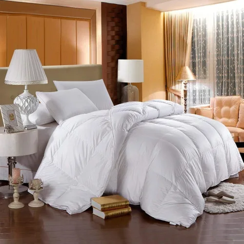 Vista 2 de Royal Bedding Edredón de 500 hilos cubrecama 100% de algodón cuenta de 500 hilos - 750 FP - 50oz - Color Blanco