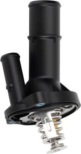 Vista 45 de Ensamble de carcasa de termostato IRONTEK con sensor 2L2Z8592AA para Ford Explorer 2002-2010, Explorer Sport Trac 2007-2010, para Mercury