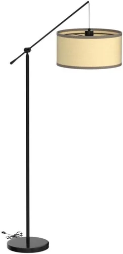 Vista 4 de Brightech Hudson 2 - Lámpara de pie LED, lámpara alta con base resistente, lámpara de arco contemporánea para salas de estar y oficinas, gran