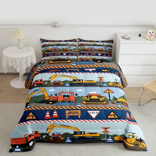 Vista 15 de Feelyou Juego de edredón de panda de dibujos animados para niños, edredón de animales lindos para niños y niñas, juego de ropa de cama kawaii panda