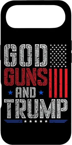 Vista 27 de God Guns and Trump Vote Donald Trump Republican Case for iPhone 17