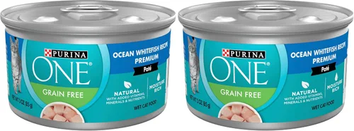 Vista 15 de Purina ONE Natural, alimento húmedo para gatos sin granos, paté, receta de pollo - (Paquete de 24) latas de 3 onzas con apertura fácil