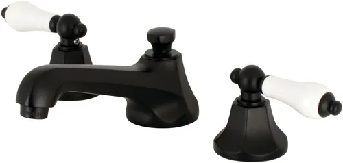 Vista 6 de Kingston Brass KS4467PL Grifo de baño extendido de 8 pulgadas, latón cepillado