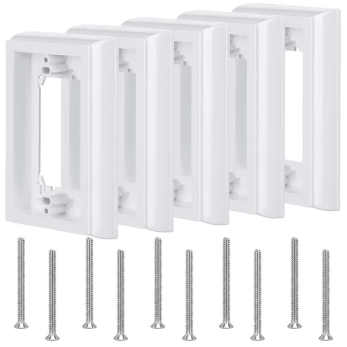 Vista 7 de Kanayu Extensor de caja eléctrica de 4/5 de una sola banda, con certificación UL, extensores de receptáculo para caja eléctrica e interruptor