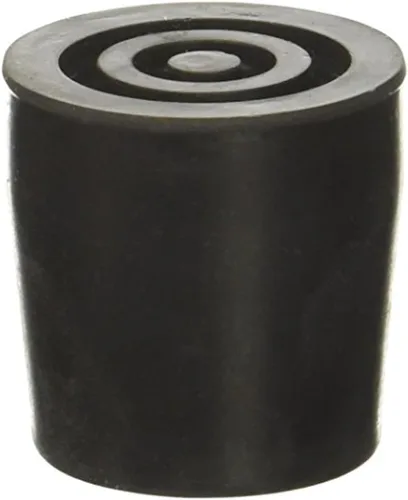 Vista 2 de Essential Medical Supply - Puntas de repuesto para caminador/cómoda, color negro, 1 pulgada