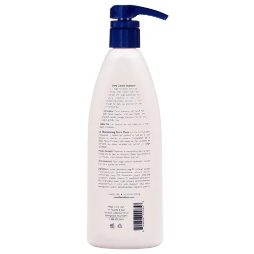 Vista 4 de Noodle & Boo Juego de champú y acondicionador extra suave para bebés, sin desgarros, hipoalergénico, a base de plantas, probado por pediatras