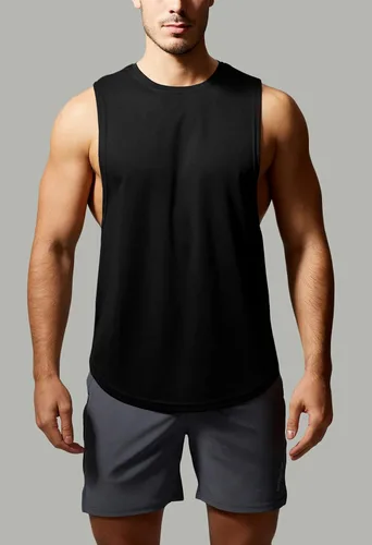 Vista 2 de GYM REVOLUTION Paquete de 5 camisetas sin mangas de entrenamiento para hombre