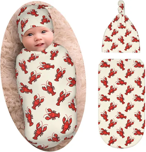 Vista 12 de Burrito Taco Tortilla Manta para recién nacido con juego de gorro, manta suave y elástica, regalo divertido para la ducha de niños y niñas Tortilla