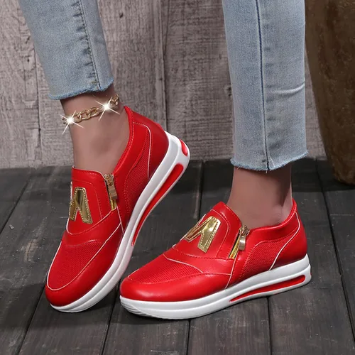 Vista 2 de JWSVBF Zapatillas de deporte para mujer de ancho ancho transpirable fascitis plantar sandalias planas casuales zapatos de verano unisex moda otoño