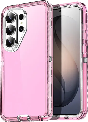 Vista 16 de AICase Funda transparente 3 en 1 para Samsung Galaxy S26, resistente protección contra caídas, cuerpo completo, a prueba de golpes, a prueba
