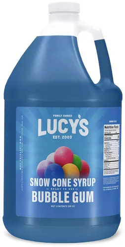 Vista 15 de Lucy's Family Owned – Jarabe para cono de nieve de raspado – 1 galón (128 onzas)