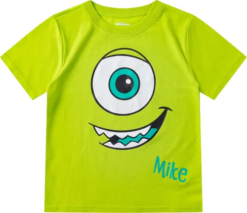 Vista 2 de Disney Cars, Mickey Mouse, Monsters Inc. - Conjunto de camiseta de manga corta y pantalones cortos para niños pequeños, pequeños y grandes