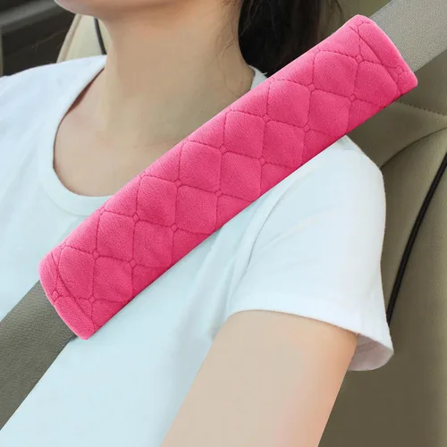 Vista 20 de Amooca Fundas Suaves para Cinturón de Seguridad del Automóvil Almohadillas de Hombro para Cinturón de Seguridad 2 PCS Ajuste Universal para Todos
