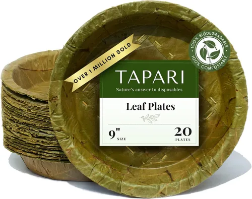 Vista 9 de TAPARI - Mini cuencos desechables, paquete de 20 mini cuencos de hojas, 4 pulgadas, resistentes y ecológicos, cuencos compostables y biodegradables
