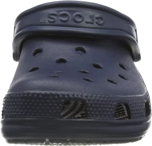 Vista 2 de Crocs Zuecos clásicos unisex, azul marino, 9 US hombres/11 US mujer