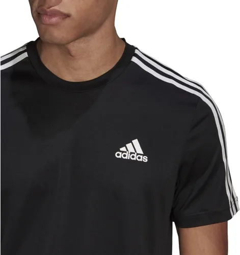 Vista 7 de adidas AEROREADY - Camiseta de 3 rayas para hombre