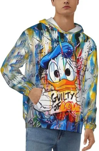 Vista 4 de Sudadera con capucha de hip hop para hombres y mujeres, con diseño de rap de grafiti y rock, divertida, vintage, estilo callejero, estilo hipster