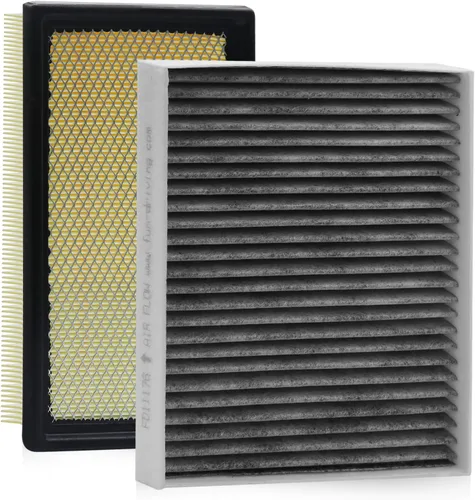 Vista 32 de Filtro de aire de cabina de motor de peine para Hyundai Accent 1.6L L4 2017 2016 2015 2014 2013 2012 Gris carbón