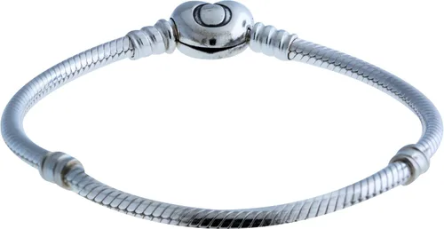 Vista 4 de Pandora Moments - Pulsera con dijes y cierre de corazón Plata de ley 23cm 91 in Pleateado Esterlino Sterling Silver 590719
