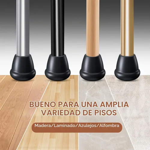 Vista 7 de Ezprotekt Tapas de goma antideslizantes para patas de silla de 0.75