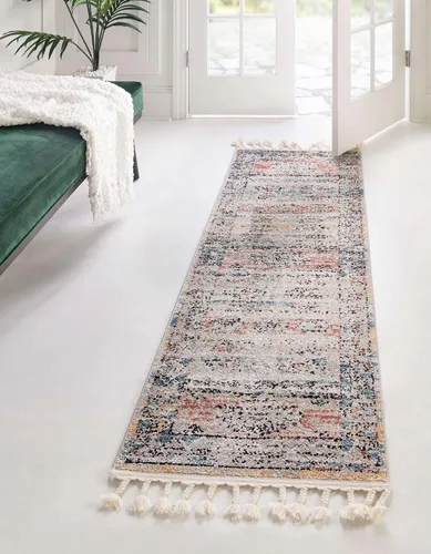 Vista 8 de Unique Loom Aramis Collection - Alfombra rectangular de 3 pies 3 pulgadas x 5 pies 3 pulgadas, color negro