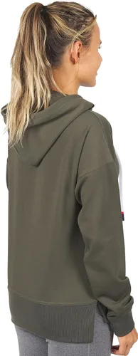 Vista 5 de Nautica Competition - Sudadera deportiva básica para mujer, con capucha, forro polar ultra suave con bolsillos