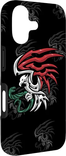 Vista 3 de Bandera de México - Funda estilo tribal del escudo de armas mexicano para iPhone 17