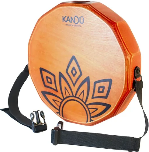 Vista 7 de KTÄK - El primer cajón de percusión artesanal, de mano, de dos sonidos, portátil de Kandu con estuche de transporte (negro)