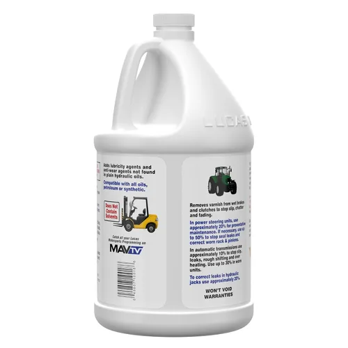 Vista 2 de Lucas 10018 Aceite Hidráulico Potenciador con detención de fugas Galón