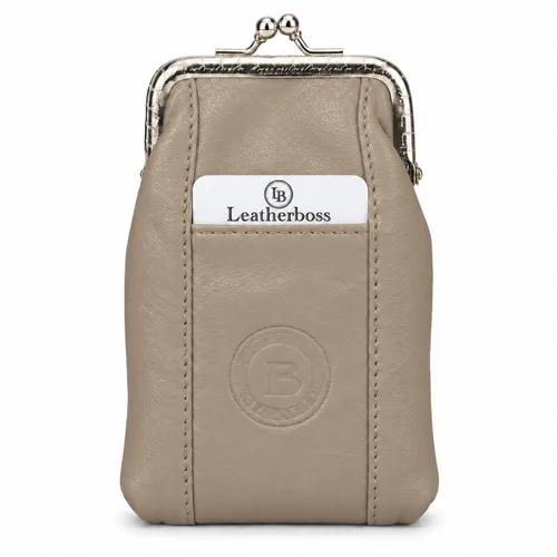 Vista 17 de Funda para cajetilla de cigarrillos de cuero con bolsillo para mechero, regular o 100 unidades, de Leatherboss (negro)
