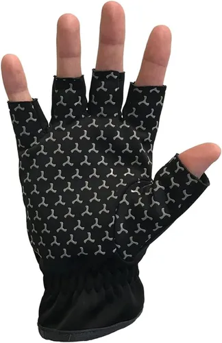 Vista 2 de Glacier Glove Cold River Fingerless Fishing Gloves, Silicone Palm Grip