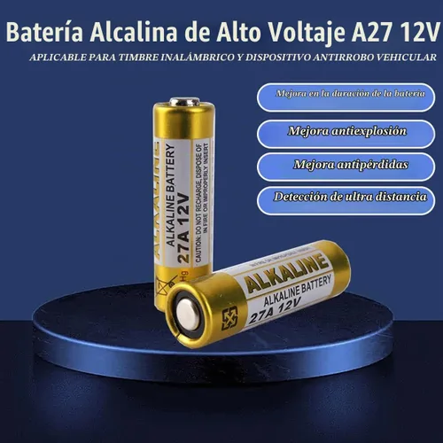 Vista 4 de CPANCELL Baterías alcalinas 27A 12V A27S MN27 L828 A27 12Volts Batería 5PCS