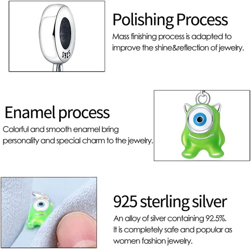 Vista 139 de KUNSIR Los abalorios se adaptan a pulseras Pandora para mujer, plata de ley 925, cuentas colgantes de joyería para niñas, dijes de feliz cumpleaños