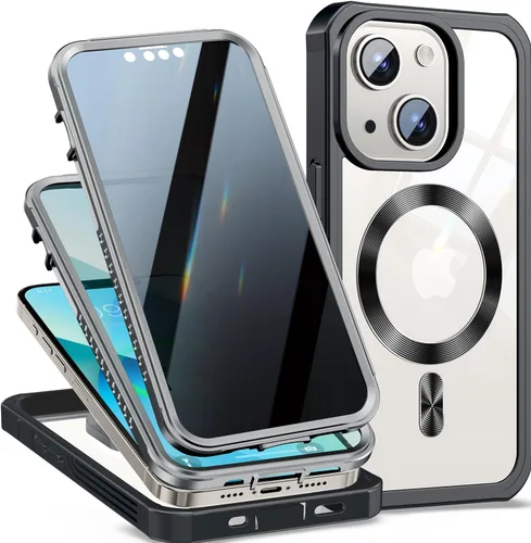 Vista 32 de [Bucle de CD + protector de pantalla de privacidad] Funda magnética para iPhone 7/8/SE 2020/SE3, [protección contra caídas de grado militar]